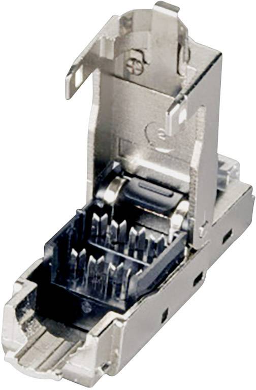 EFB Elektronik 88035.1 ECOLAN® RJ45 UTP Cat.6/Class E 88035.1 Stecker, gerade Schwarz 1 St.