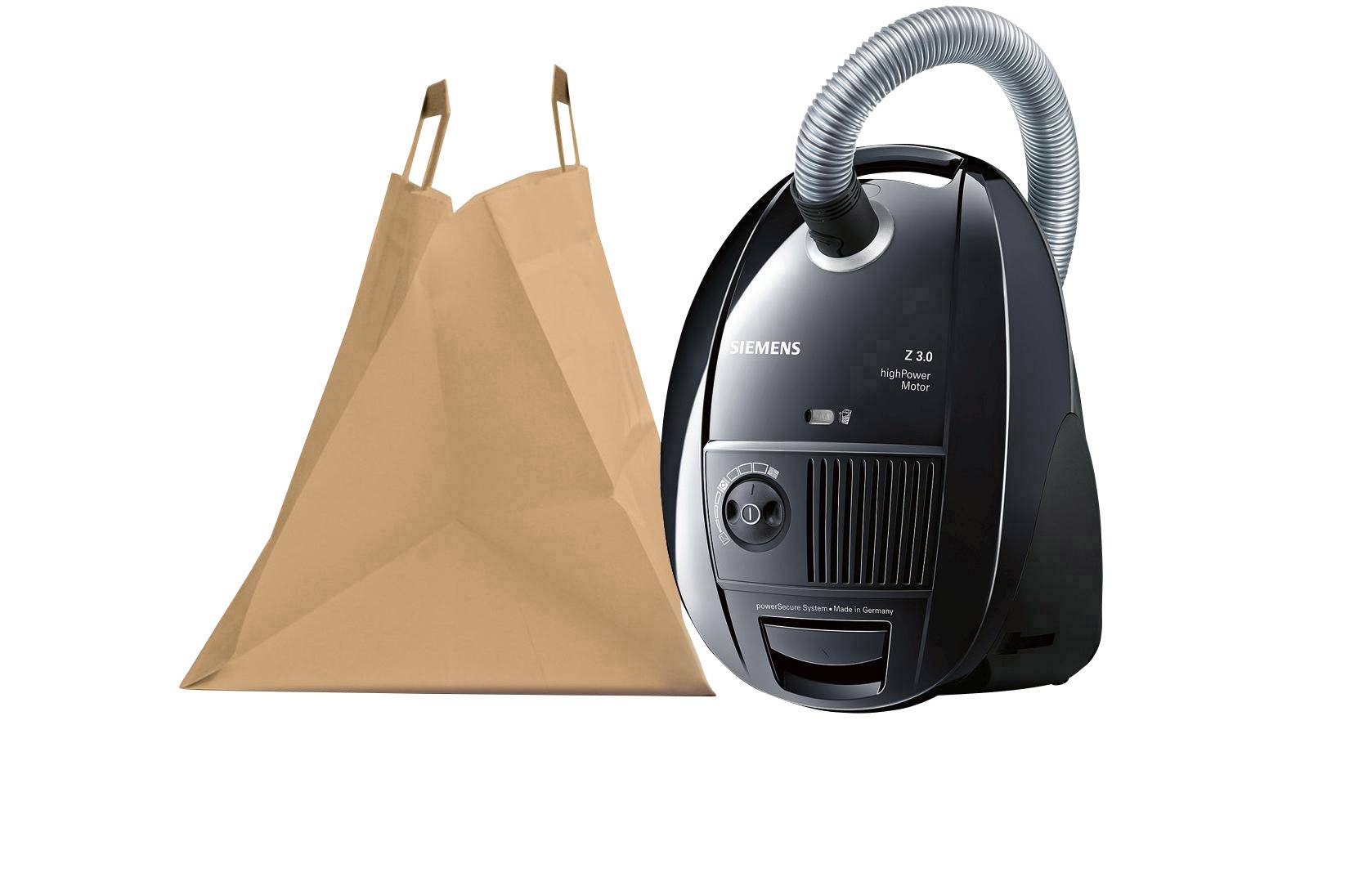 Siemens Hausgeräte VSZ3B212 Staubsauger 700W mit Staubbeutel, inkl. Parkettbürste