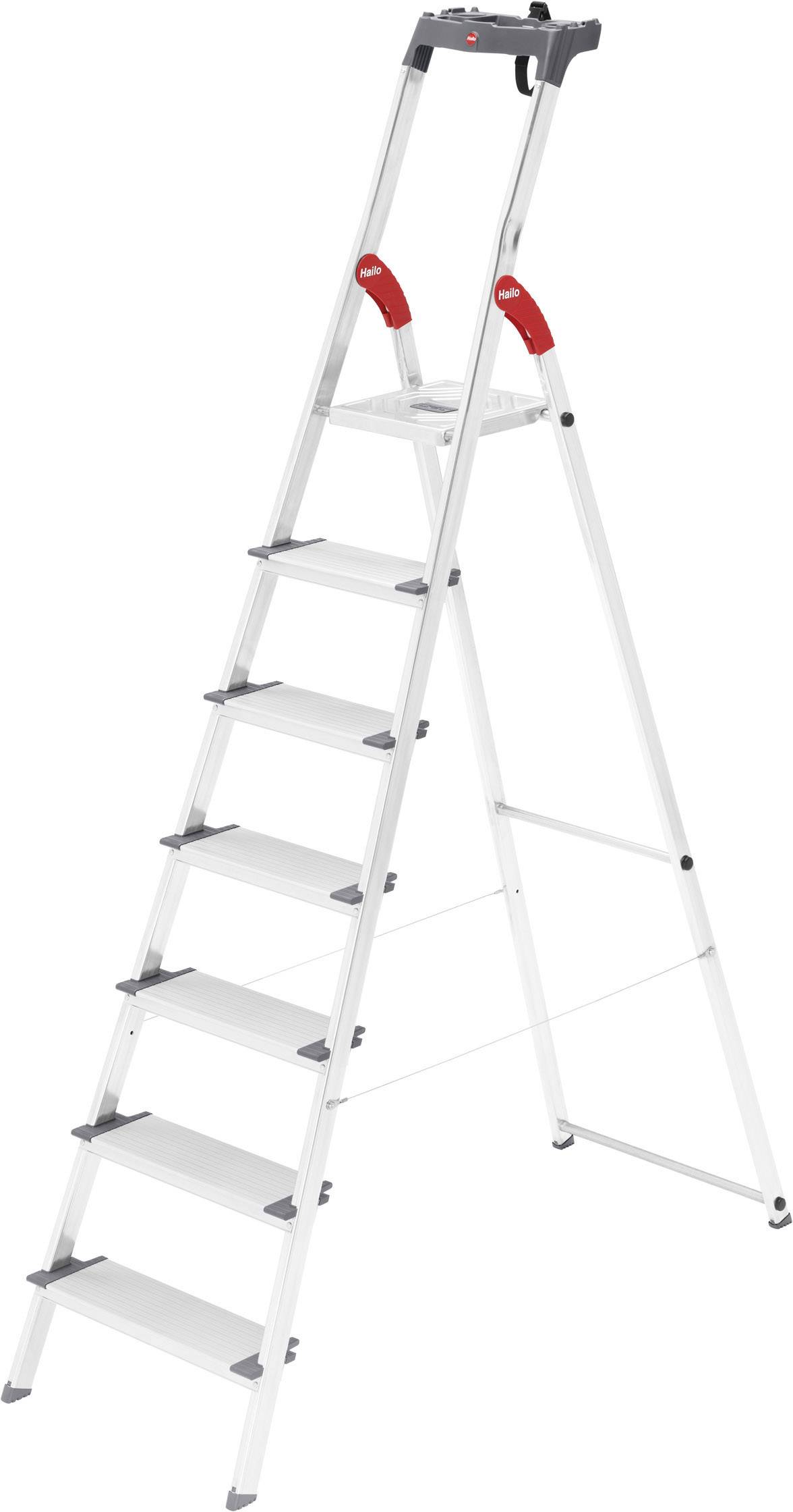 Hailo Stufenstehleiter ProfiLine S 150 XXL, 7 Stufen