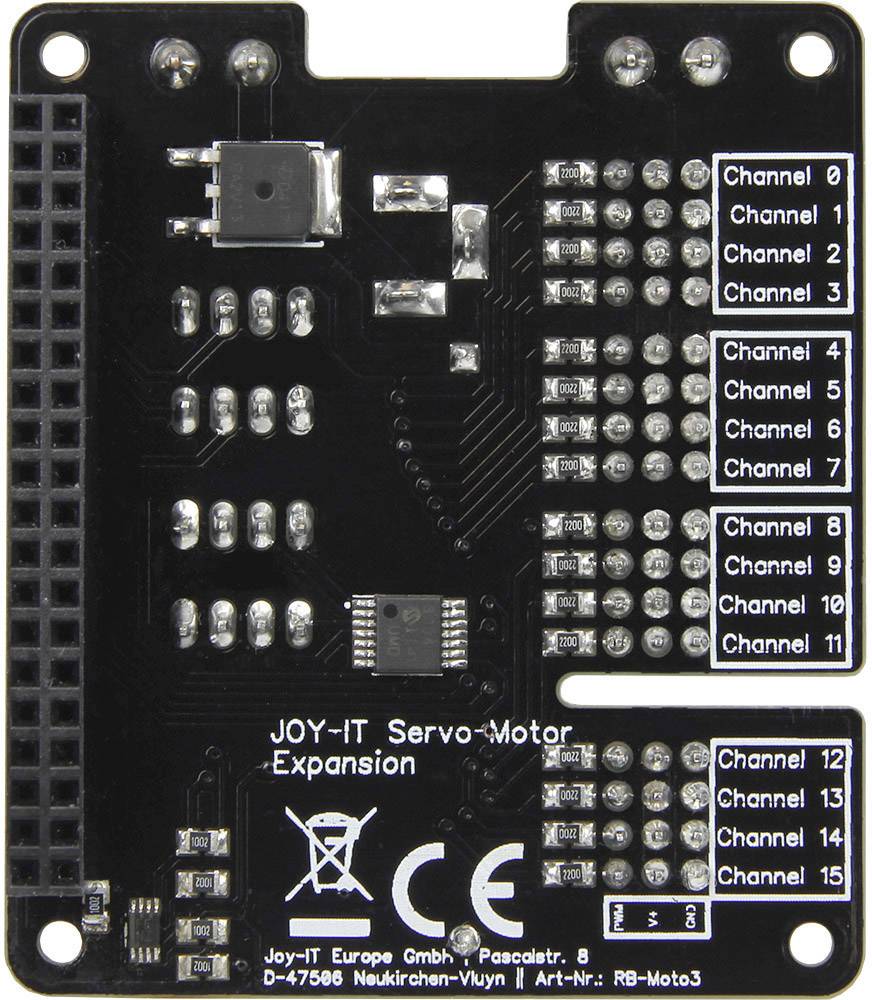 Joy-it Motorsteuerung für Raspberry Raspberry Pi® Erweiterungs-Platine