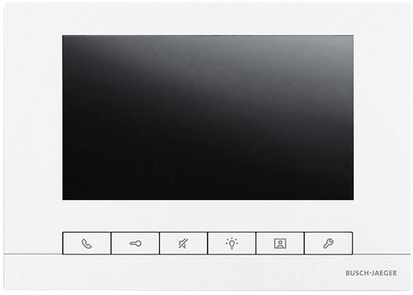 Busch-Jaeger ABB-Welcome Compact Sets Video-Türsprechanlage Kabelgebunden Komplett-Set 1 Familienhaus Studioweiß (matt)