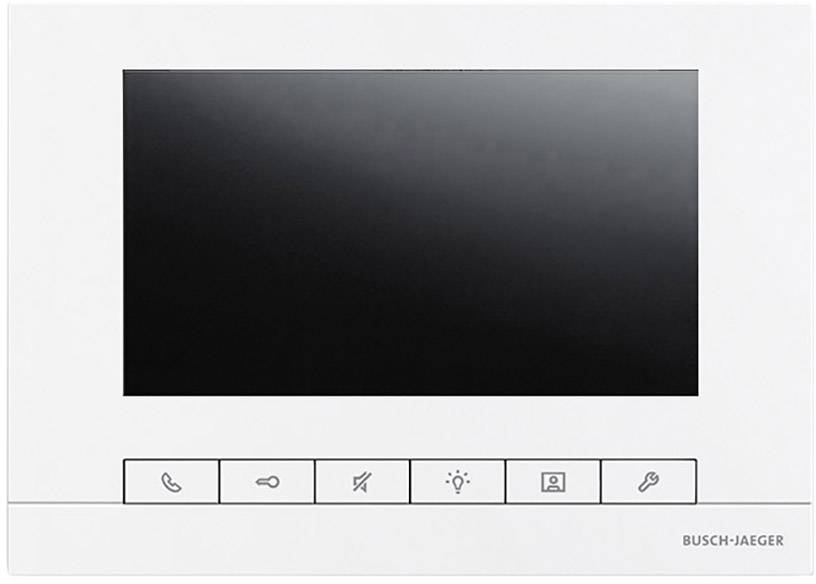 Busch-Jaeger ABB-Welcome Compact Sets Video-Türsprechanlage Kabelgebunden Komplett-Set 2 Familienhaus Studioweiß (matt)