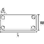HellermannTyton 151-42159 IMP1.5 PA66 WH 100 Leitermarkierer Beschriftungsfläche: 38.1 x 19.1mm Weiß