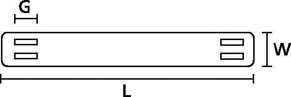 HellermannTyton 151-41210 AT2 PA66 BK 100 Leitermarkierer Beschriftungsfläche: 63 x 9mm Schwarz