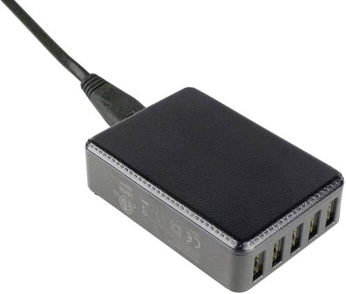 HN Power HNP40-5USB HNP40-5USB USB-Ladegerät Steckdose Ausgangsstrom (max.) 8000mA 5 x USB Stabilis