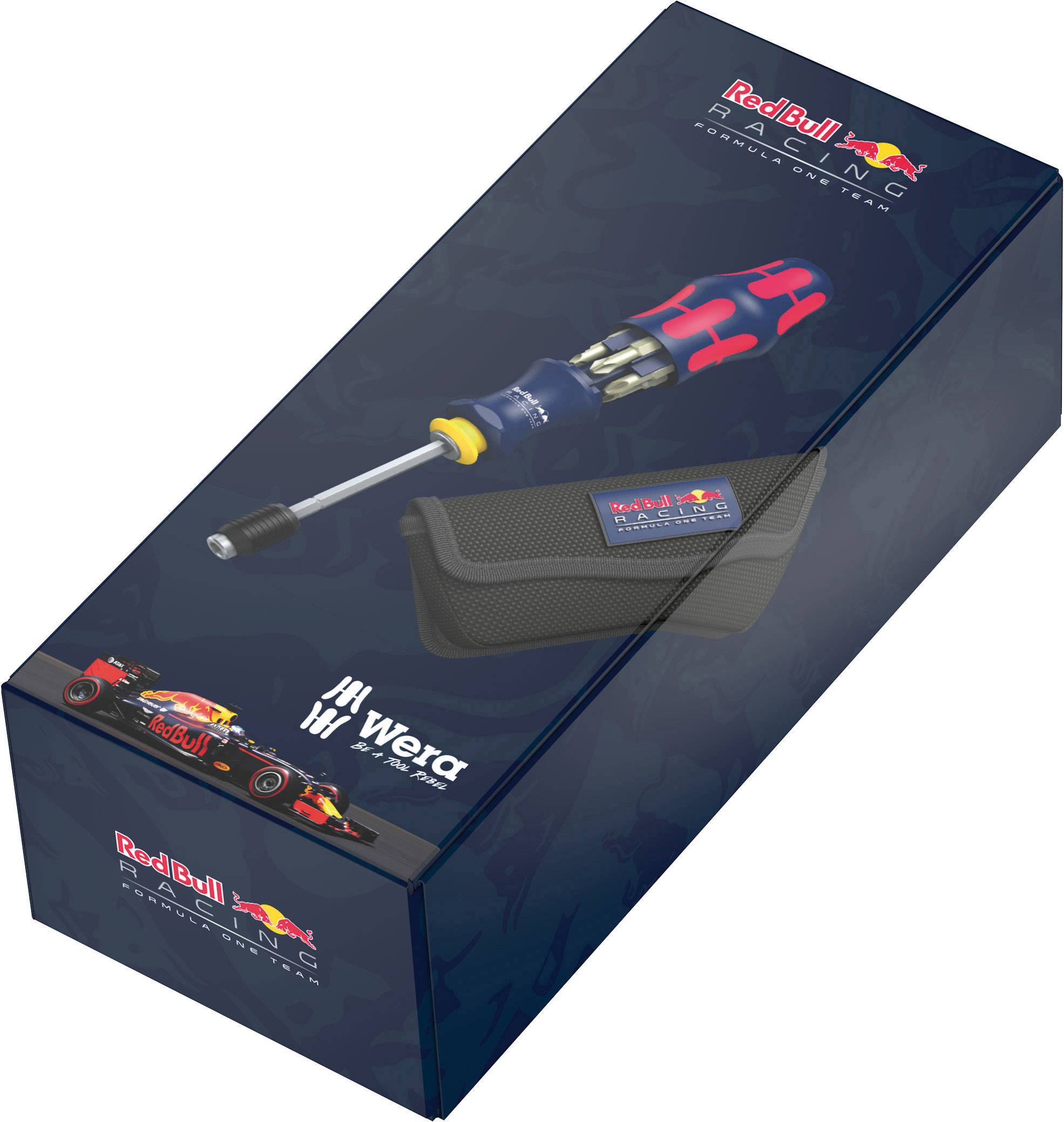Wera Kraftform Kompakt 20 Red Bull Racing Ed. Werkstatt Magazin-Schraubendreher 1/4" (6.3 mm) 108mm
