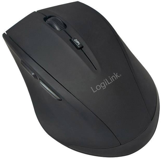 LogiLink ID0032A Maus Bluetooth® Laser Schwarz 5 Tasten 1600 dpi Integriertes Scrollrad