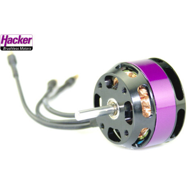 Hacker A30-22 S V4 Flugmodell Brushless Elektromotor kV (U/min pro Volt): 1440 Windungen (Turns): 22