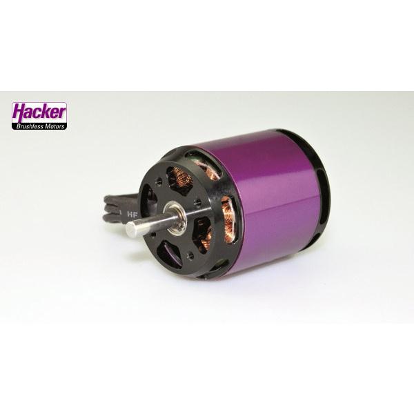 Hacker A40-8L V4 8-Pole Flugmodell Brushless Elektromotor kV (U/min pro Volt): 1300 Windungen (Turns): 8