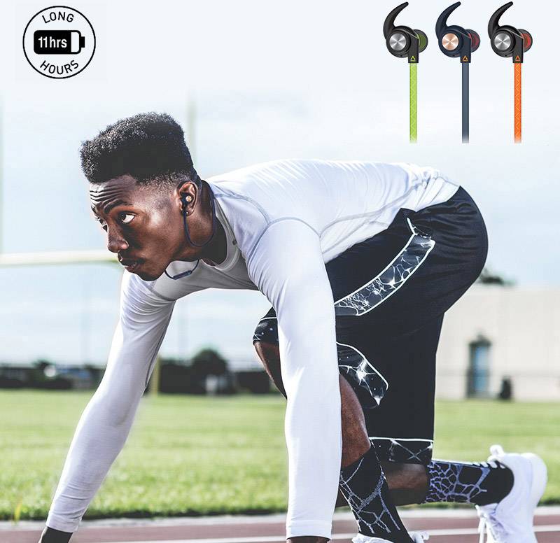 Creative Outlier Sports Bluetooth® Sport In Ear Kopfhörer In Ear Schweißresistent, Wasserbeständig, Noise Cancelling Blau