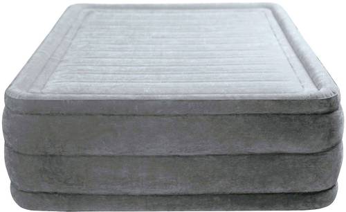 Intex 64418 Luftbett Comfort Queen, 203 x 152 x 56cm Grau