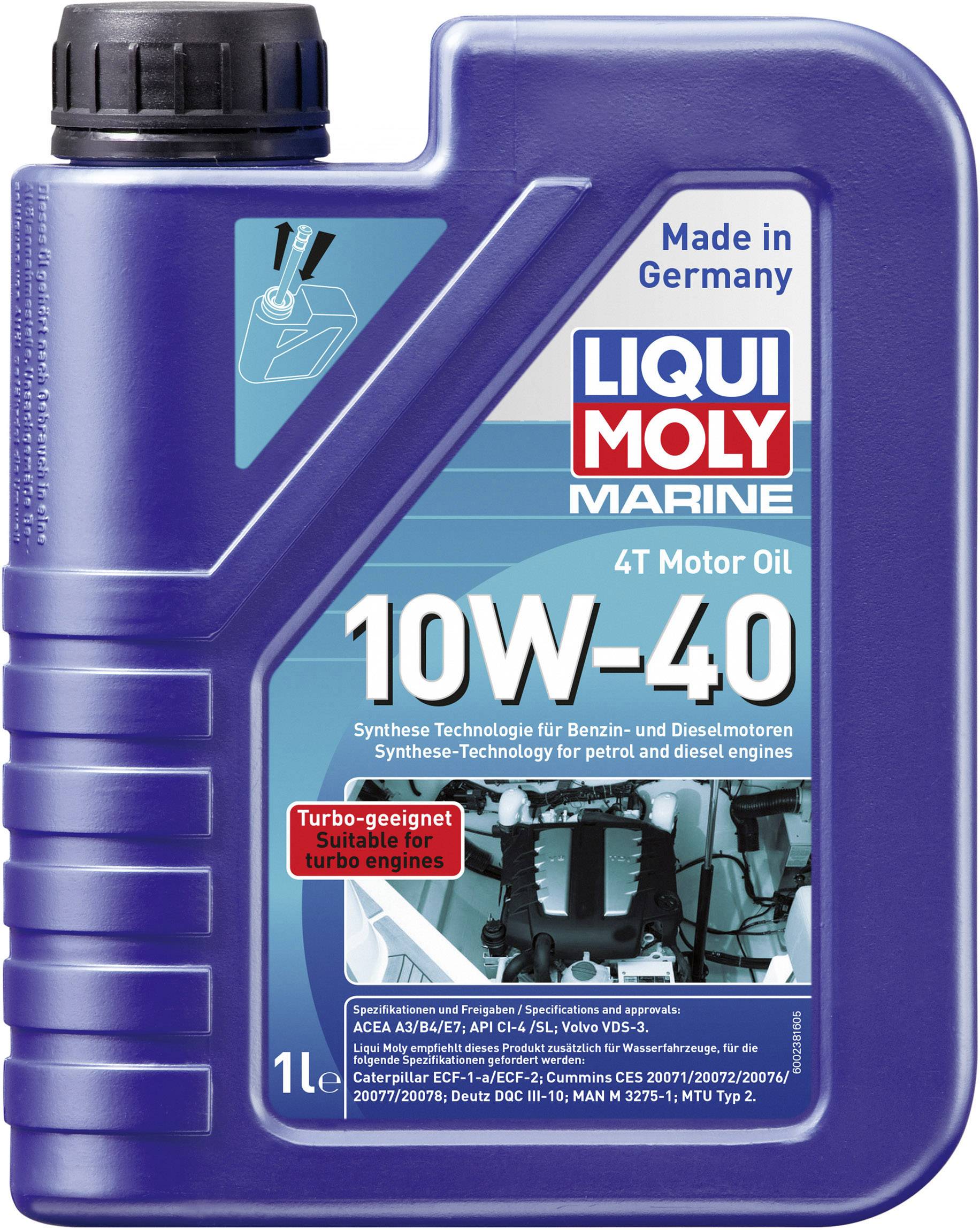 Liqui Moly Marine 4T 10W-40 25012 Motoröl 1 l