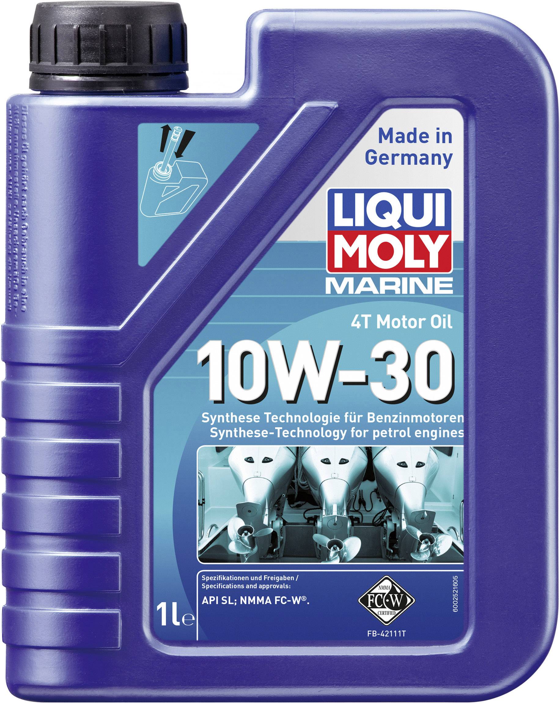 Liqui Moly Marine 4T 10W-30 25022 4-Takt-Motoröl 1l