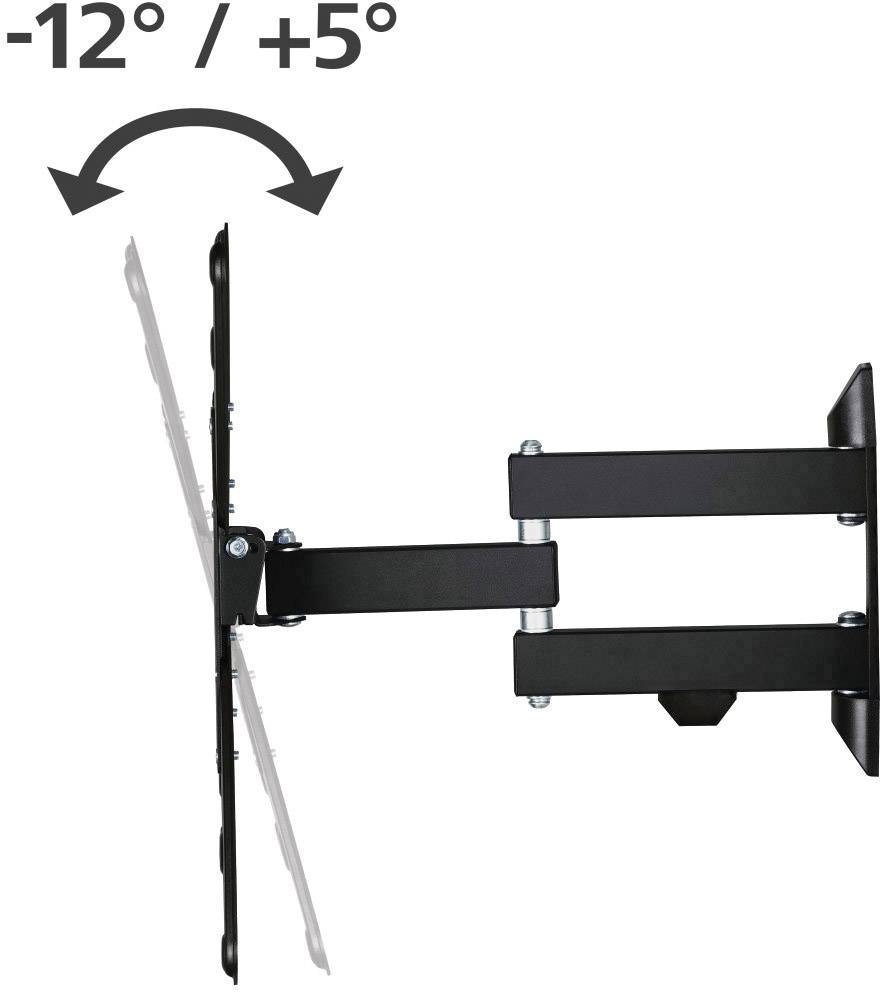 Hama 118103 FULLMOTION TV-Wandhalterung 81,3 cm (32") - 165,1 cm (65") Neigbar+Schwenkbar