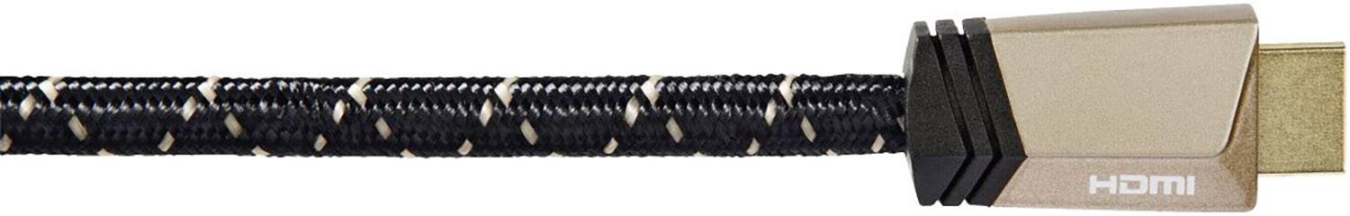 Hama HDMI Anschlusskabel HDMI-A Stecker, HDMI-A Stecker 1.50 m Schwarz 00122210 vergoldete Steckkontakte, mit Ferritkern, Audio Return Channel