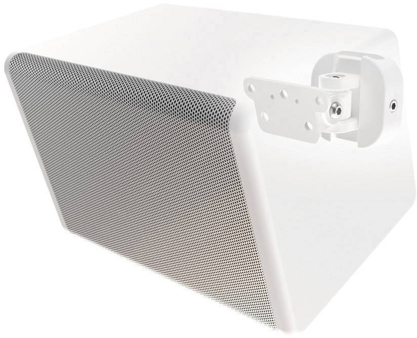 Hama Lautsprecher-Wandhalterung Neigbar+Schwenkbar Wandabstand (max.): 7.6 cm Weiß 1 St.