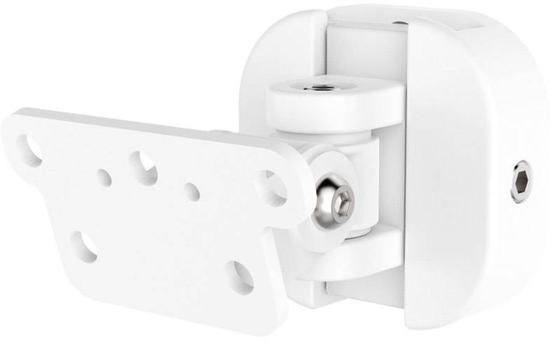 Hama Lautsprecher-Wandhalterung Neigbar+Schwenkbar Wandabstand (max.): 7.6 cm Weiß 1 St.