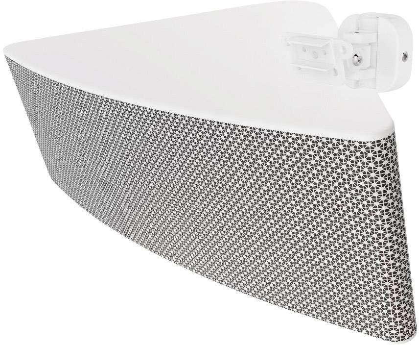 Hama Lautsprecher-Wandhalterung Neigbar+Schwenkbar Wandabstand (max.): 7.6 cm Weiß 1 St.