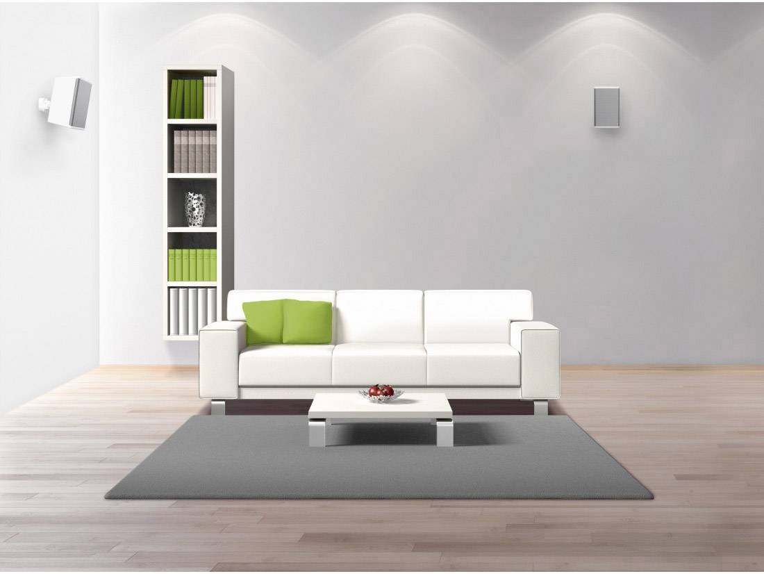 Hama Lautsprecher-Wandhalterung Neigbar+Schwenkbar Wandabstand (max.): 7.6 cm Schwarz 1 St.