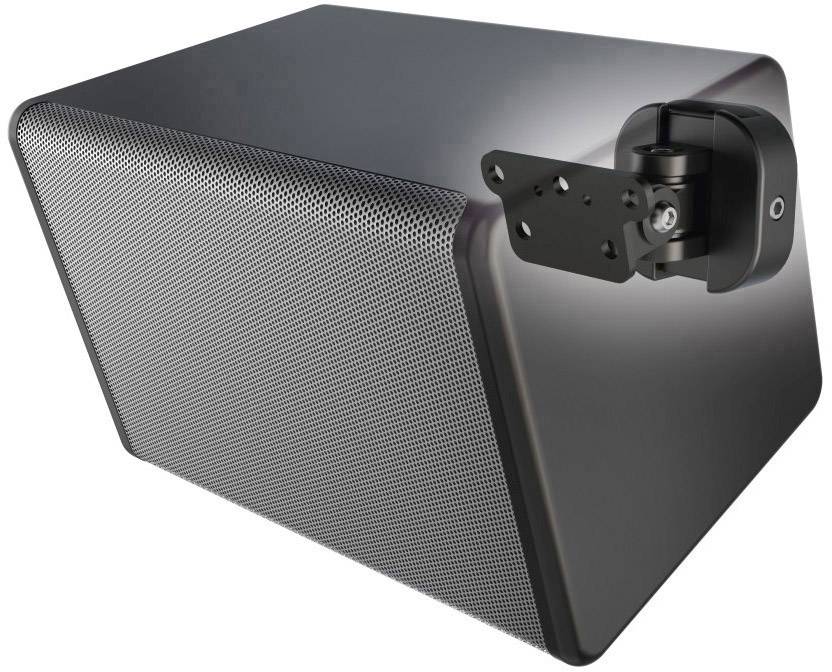 Hama Lautsprecher-Wandhalterung Neigbar+Schwenkbar Wandabstand (max.): 7.6 cm Schwarz 1 St.