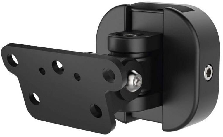 Hama Lautsprecher-Wandhalterung Neigbar+Schwenkbar Wandabstand (max.): 7.6 cm Schwarz 1 St.