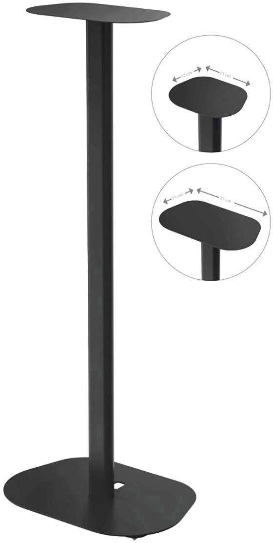 Hama Lautsprecher-Ständer Starr Boden-/Deckenabstand (max.): 88cm Schwarz 1St.