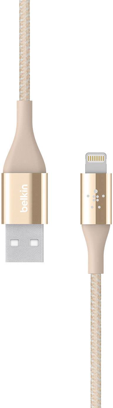 Belkin iPad/iPhone/iPod Datenkabel/Ladekabel [1x USB 2.0 Stecker A - 1x Apple Lightning-Stecker] 1.20m Gold