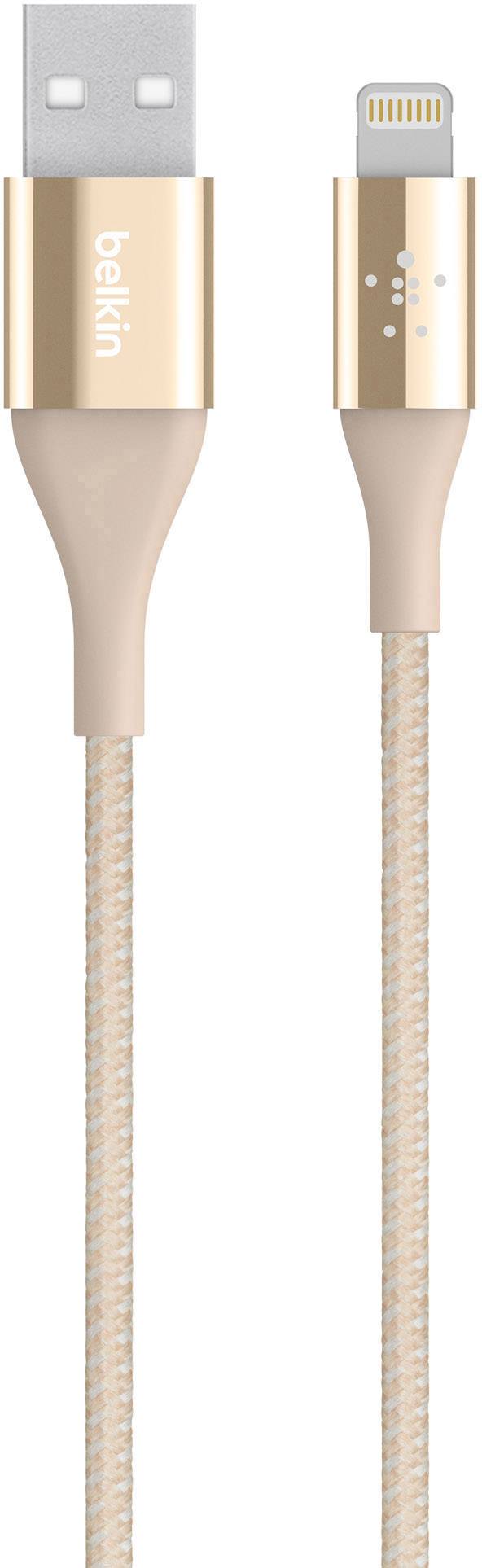 Belkin iPad/iPhone/iPod Datenkabel/Ladekabel [1x USB 2.0 Stecker A - 1x Apple Lightning-Stecker] 1.20m Gold