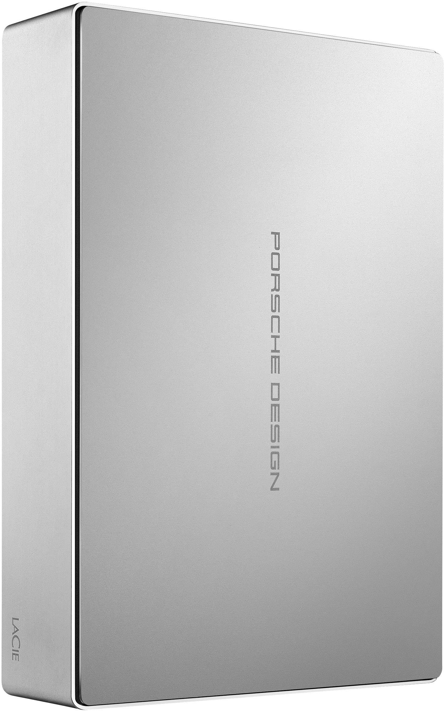 LaCie Porsche Design Desktop Externe Festplatte 8.9cm (3.5 Zoll) 6TB Silber USB-C™ Software-Verschlüsselung