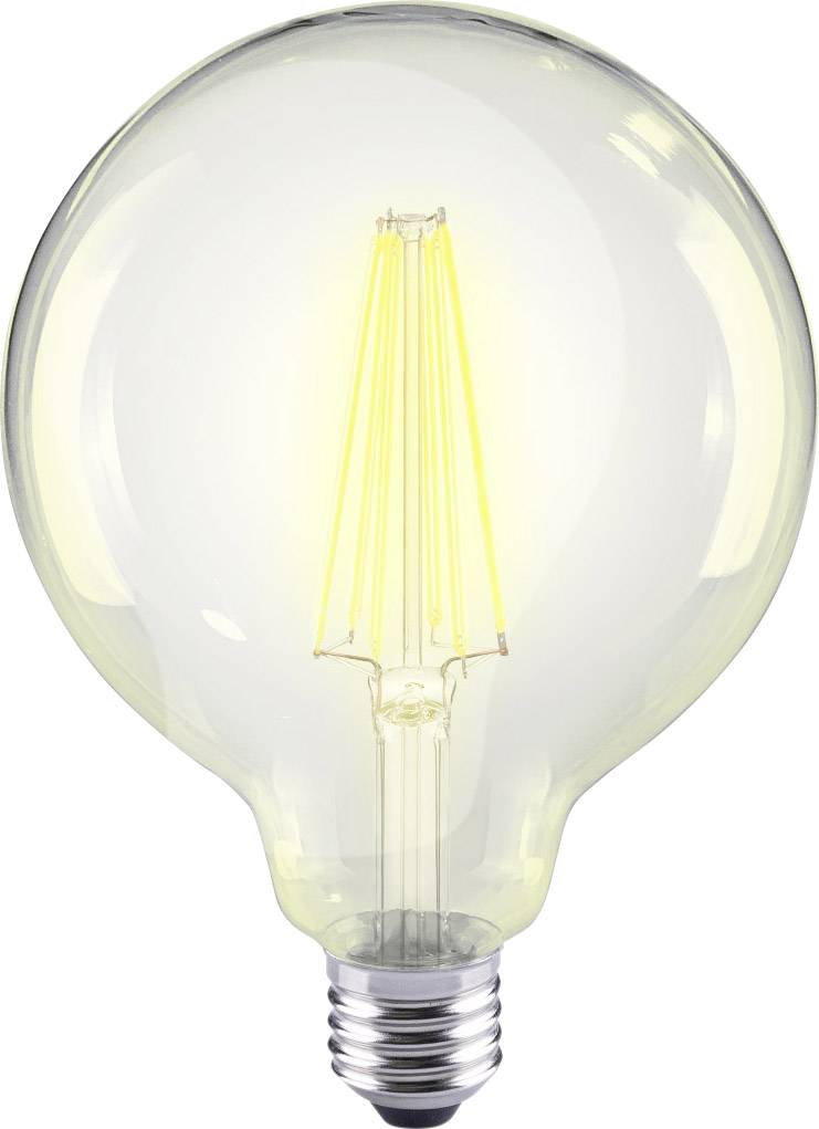 Sygonix TG91911 LED E27 Globeform 12W = 98W Warmweiß (Ø x L) 95mm x 135mm Filament 2St.