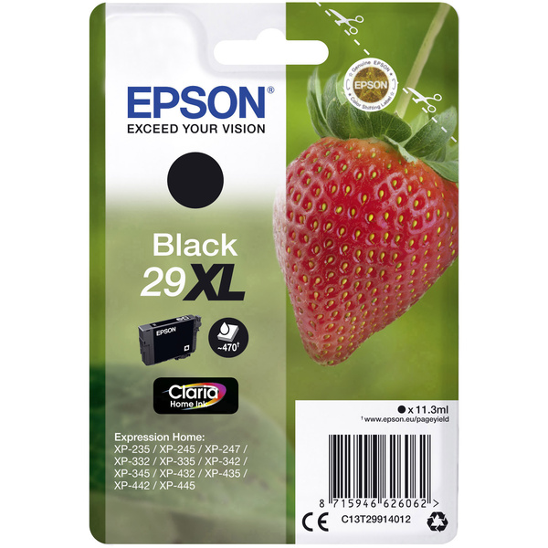 Epson Tinte T2991, 29XL Original Schwarz C13T29914012