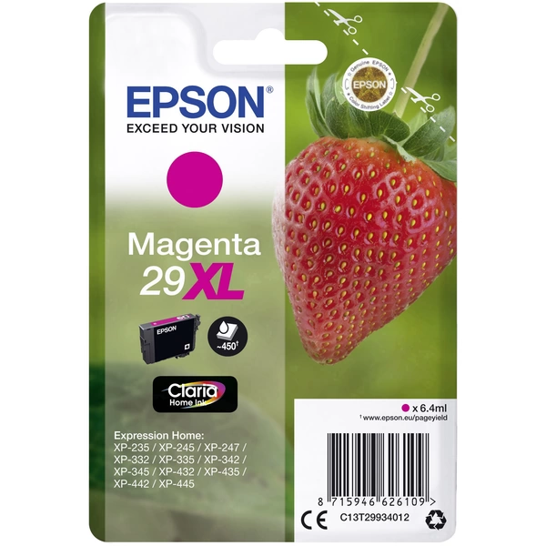 Epson Druckerpatrone T2993, 29XL Original Magenta C13T29934012 Epson Druckerpatrone T2993, 29XL Original Magenta C13T29934012