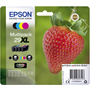 Epson Tinte T2996, 29XL Original Kombi-Pack Schwarz, Cyan, Magenta, Gelb C13T29964012