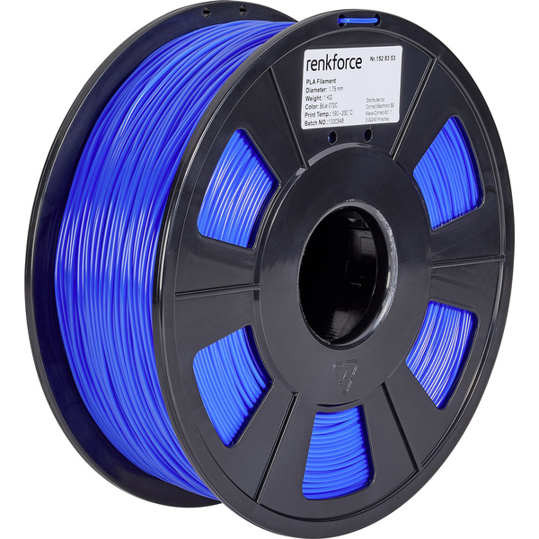 Renkforce Filament PLA 1.75 mm Blau 1 kg