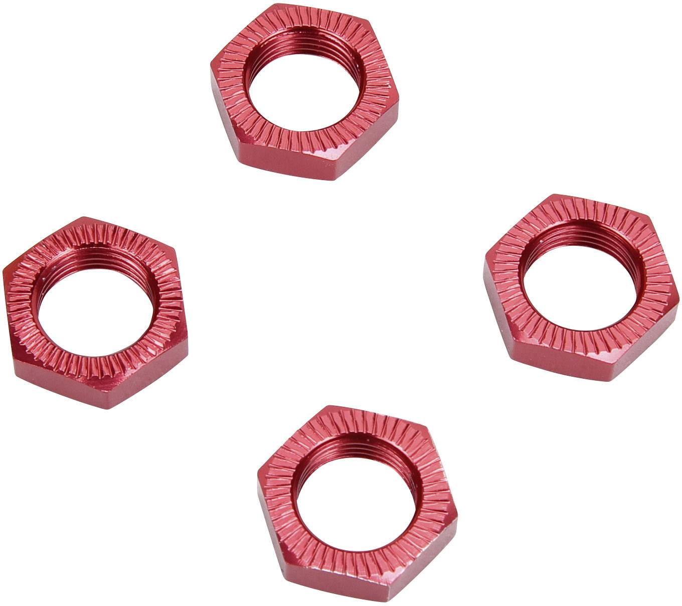Reely 1:8 Radmuttern selbstsichernd Rot 4St.