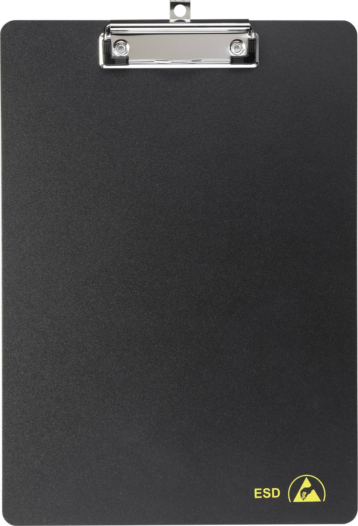 A4-317225 ESD-Klemmbrett 1 St. Schwarz (L x B) 317mm x 225mm
