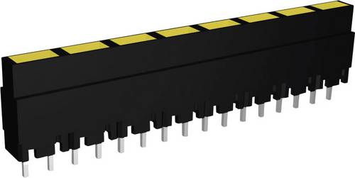 Signal Construct ZALS 081 LED-Reihe 8fach Gelb (L x B x H) 40.8 x 3.7 x 9 mm