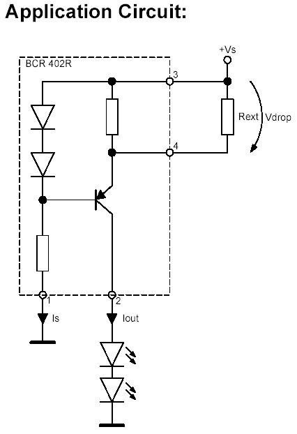 Infineon Technologies BCR402R PMIC - LED-Treiber Linear SOT-143R-4 Oberflächenmontage