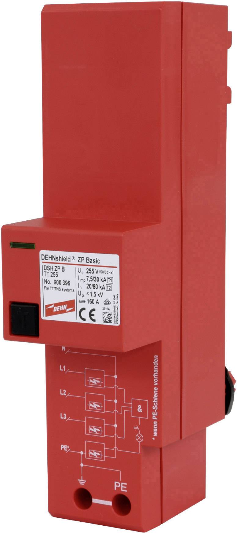 Dehn+Söhne Kombi-Ableiter DEHNshield DSH ZP B TT 255