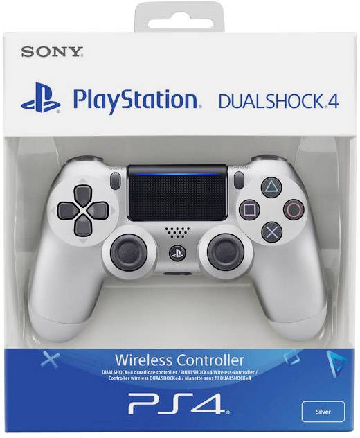 Sony Dualshock 4 V2 Gamepad PlayStation 4 Silber