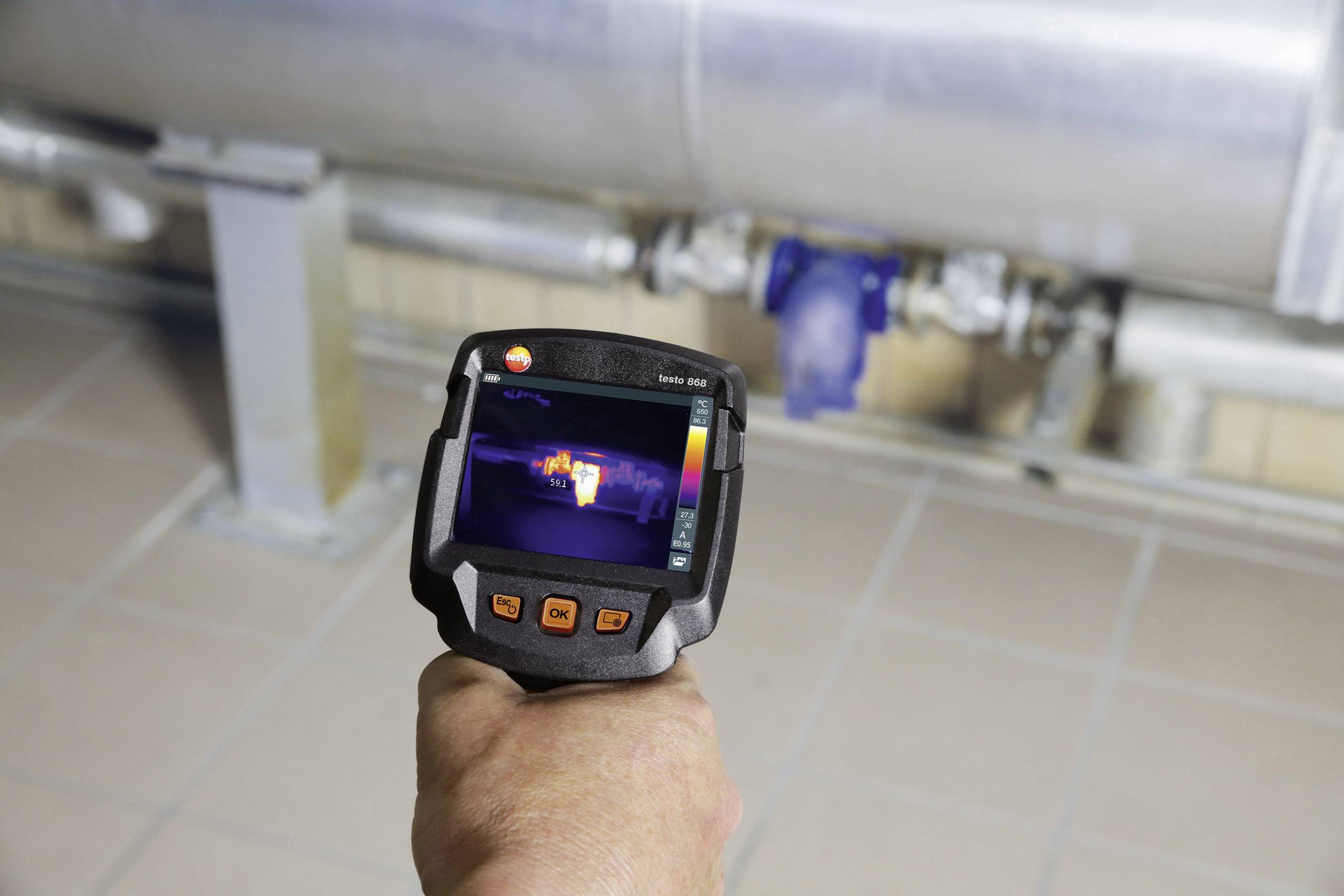 Testo 868 Wärmebildkamera -30 bis +650°C 160 x 120 Pixel 9Hz