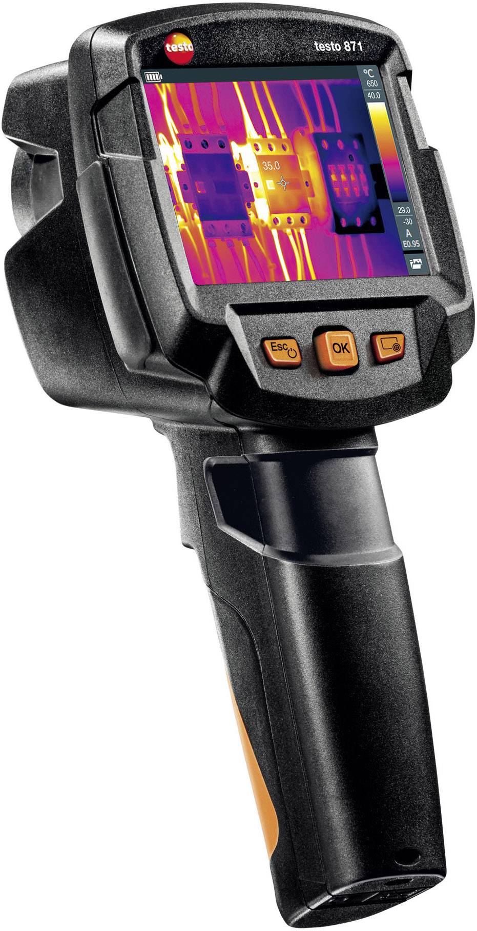 testo 871 Wärmebildkamera  -30 bis +650 °C 240 x 180 Pixel 9 Hz