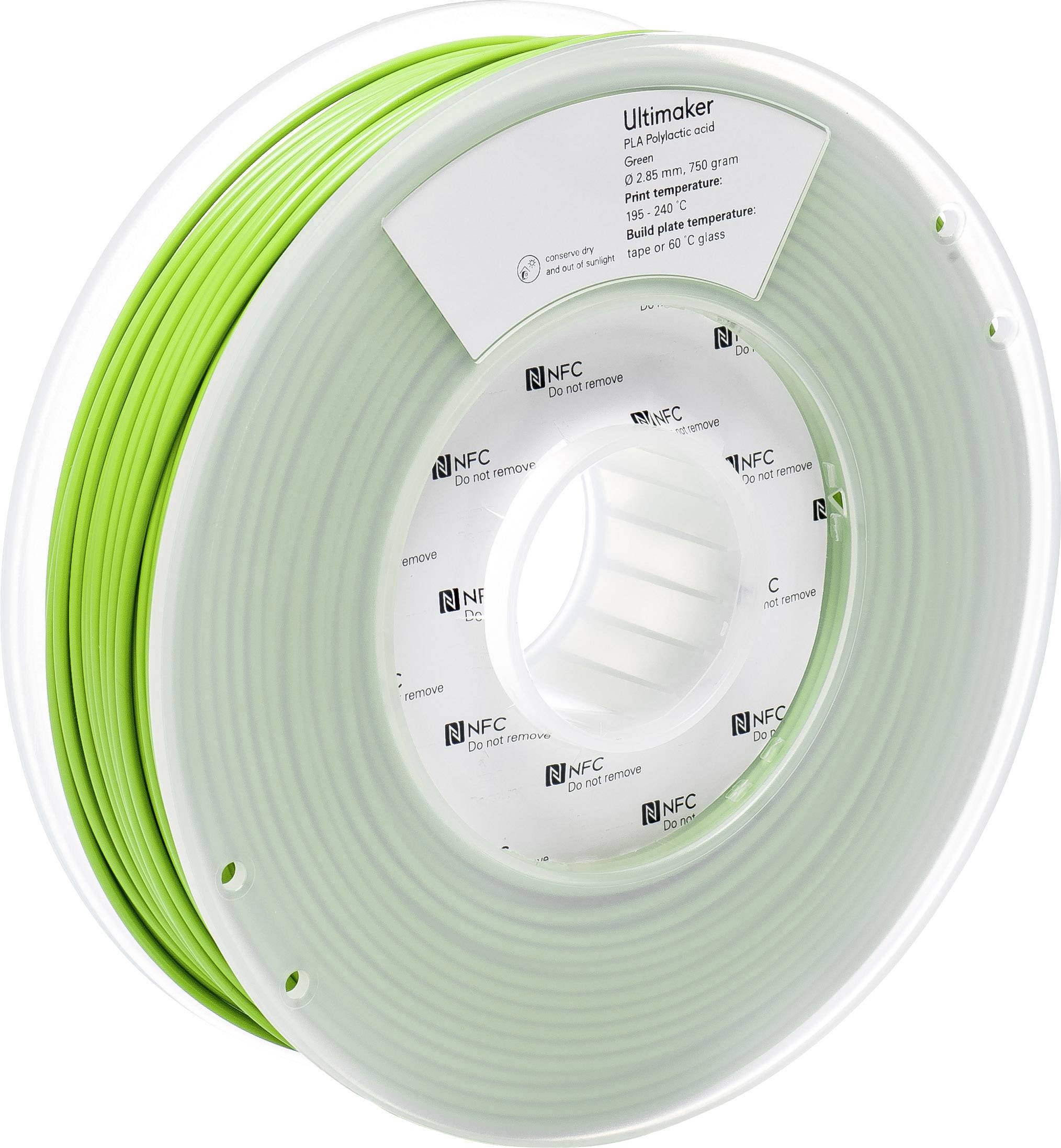 Ultimaker PLA - M0751 Green 750 - 211399 Filament PLA 2.85mm 750g Grün 1St.