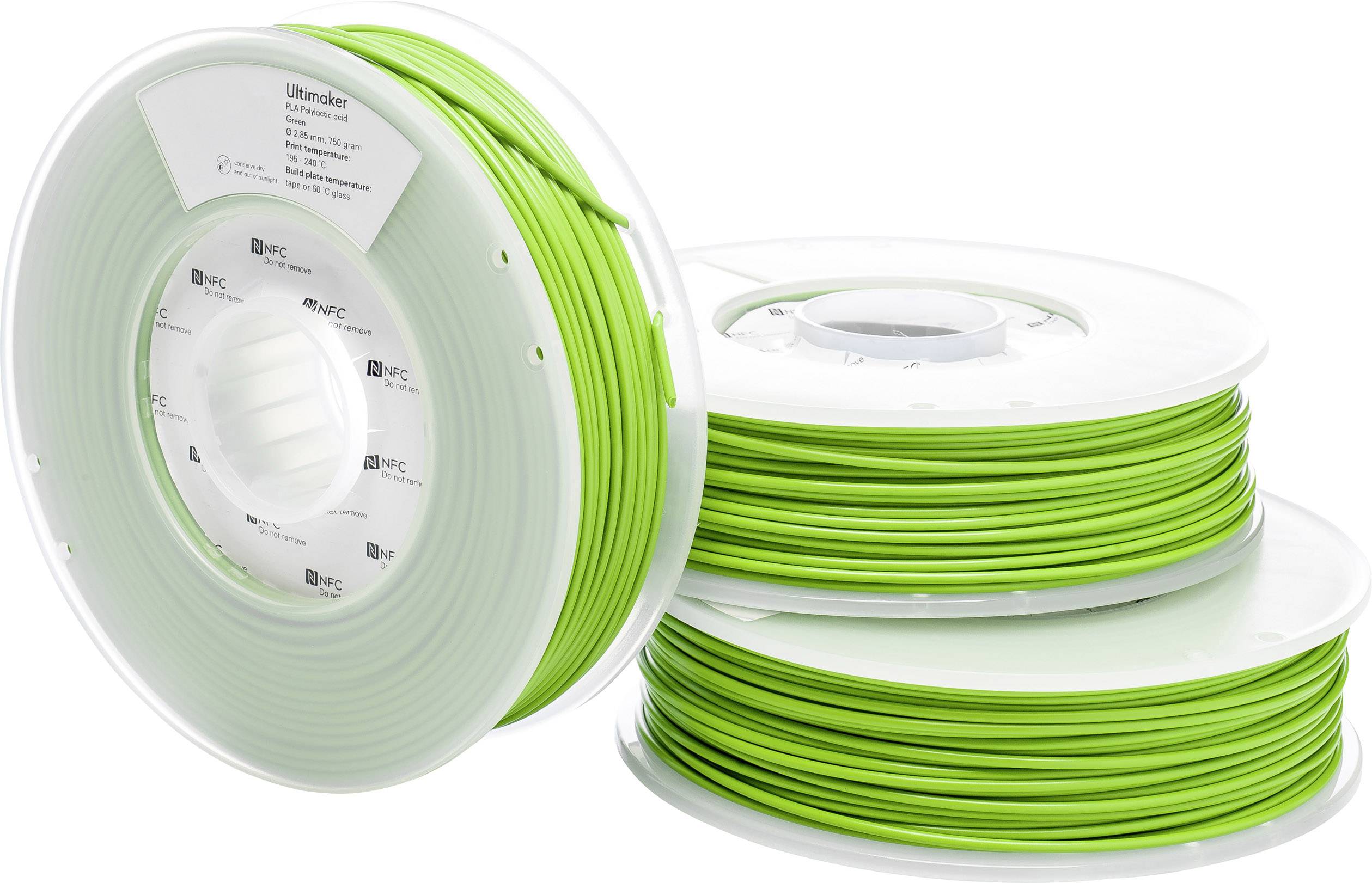 Ultimaker PLA - M0751 Green 750 - 211399 Filament PLA 2.85mm 750g Grün 1St.