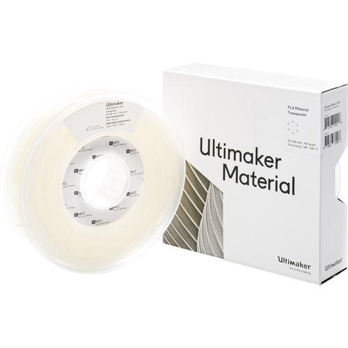 Ultimaker PLA - M0751 Transparent 750 - 211399 Filament PLA 2.85mm 750g Transparent 1St.