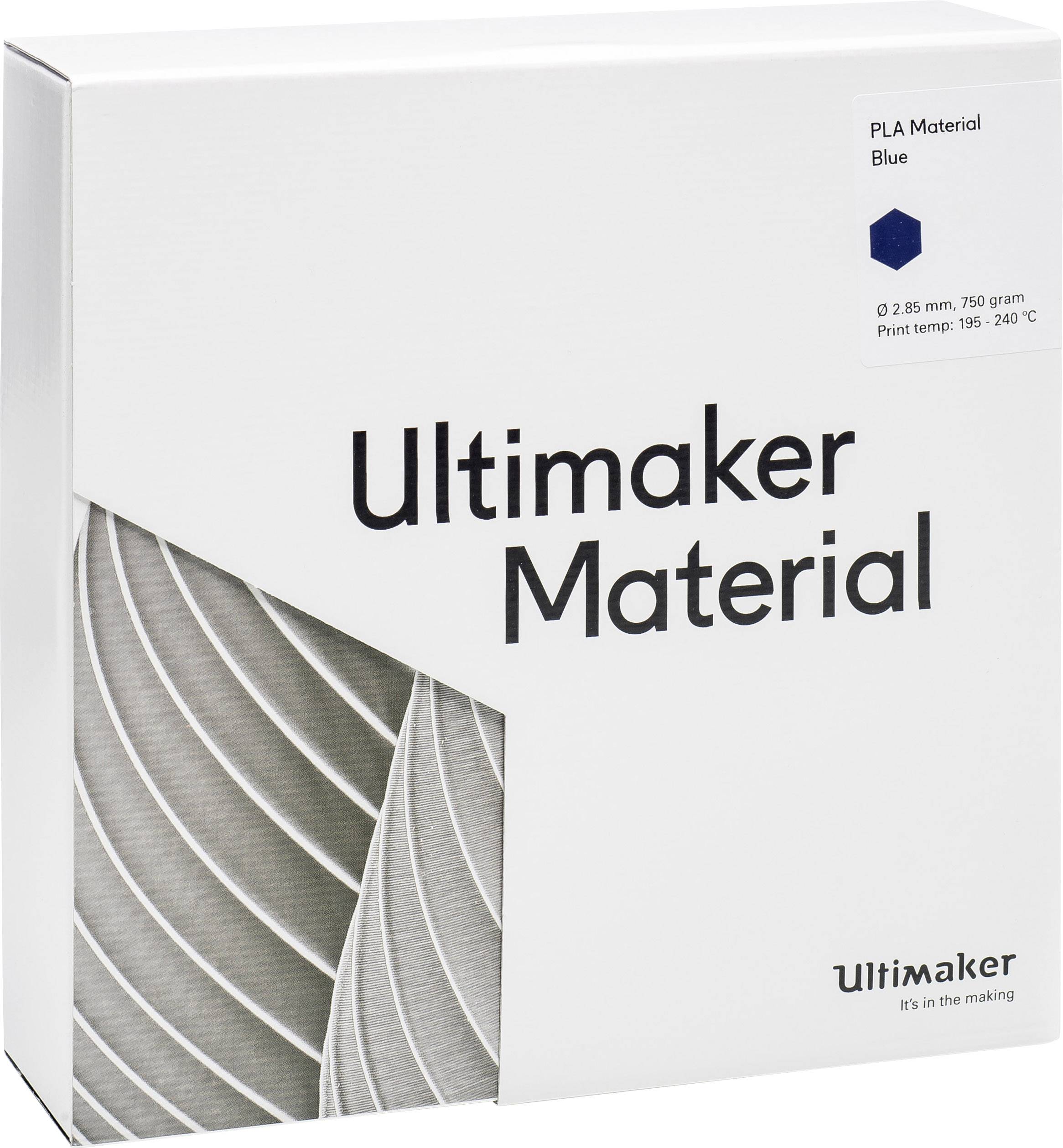 Ultimaker PLA - M0751 Blue 750 - 211399 Filament PLA 2.85mm 750g Blau 1St.