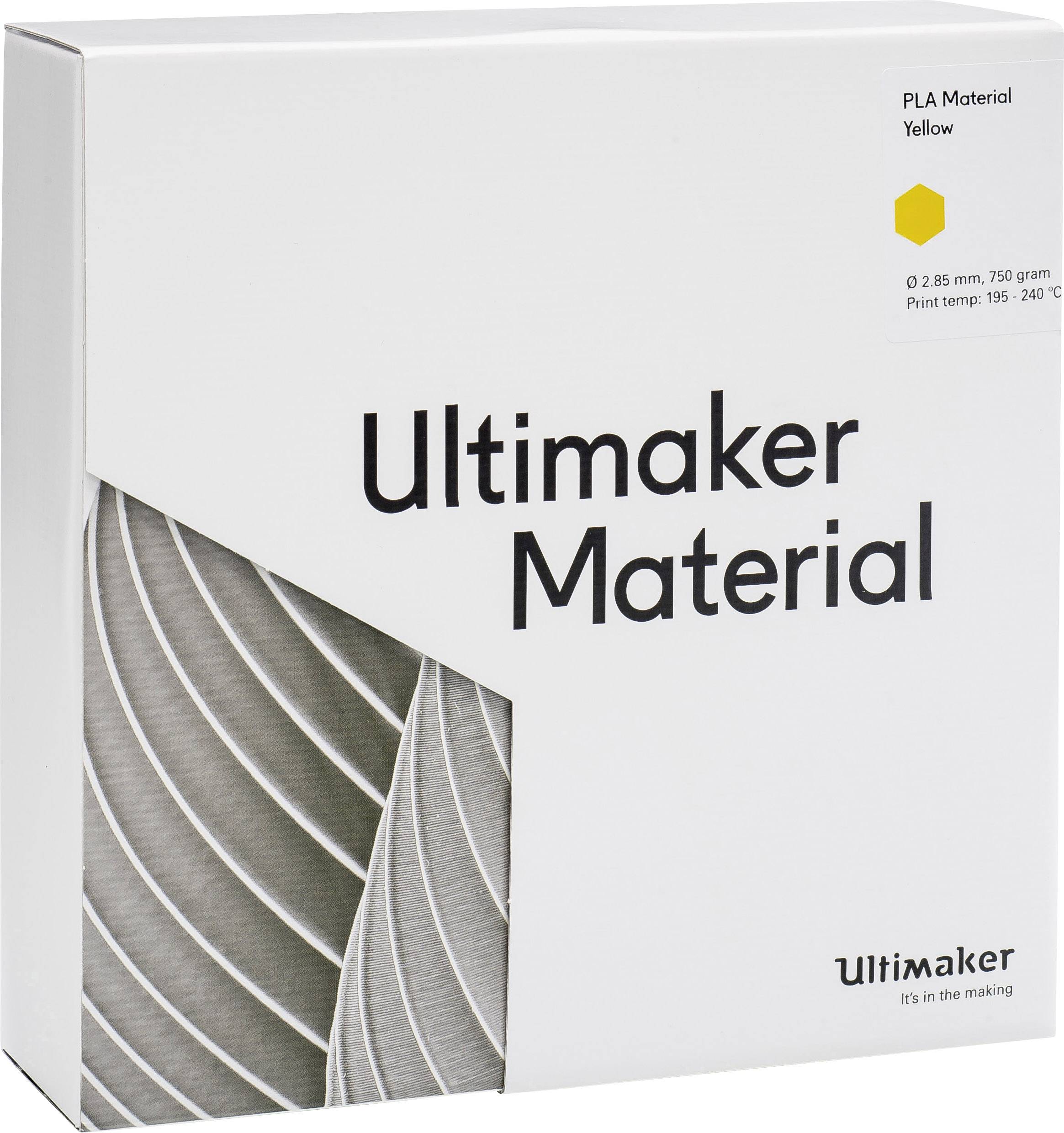 Ultimaker PLA - M0751 Yellow 750 - 211399 Filament PLA 2.85mm 750g Gelb 1St.
