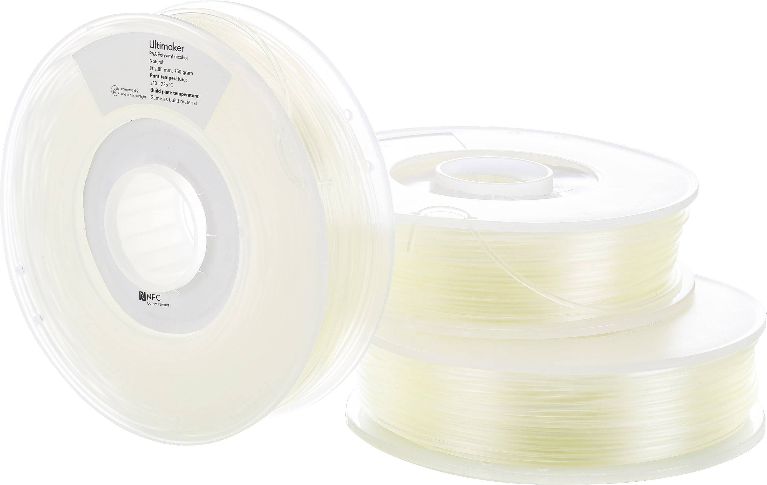 Ultimaker PVA - M0952 Natural 750 - 206127 Filament PVA 2.85mm 750g Transparent 1St.