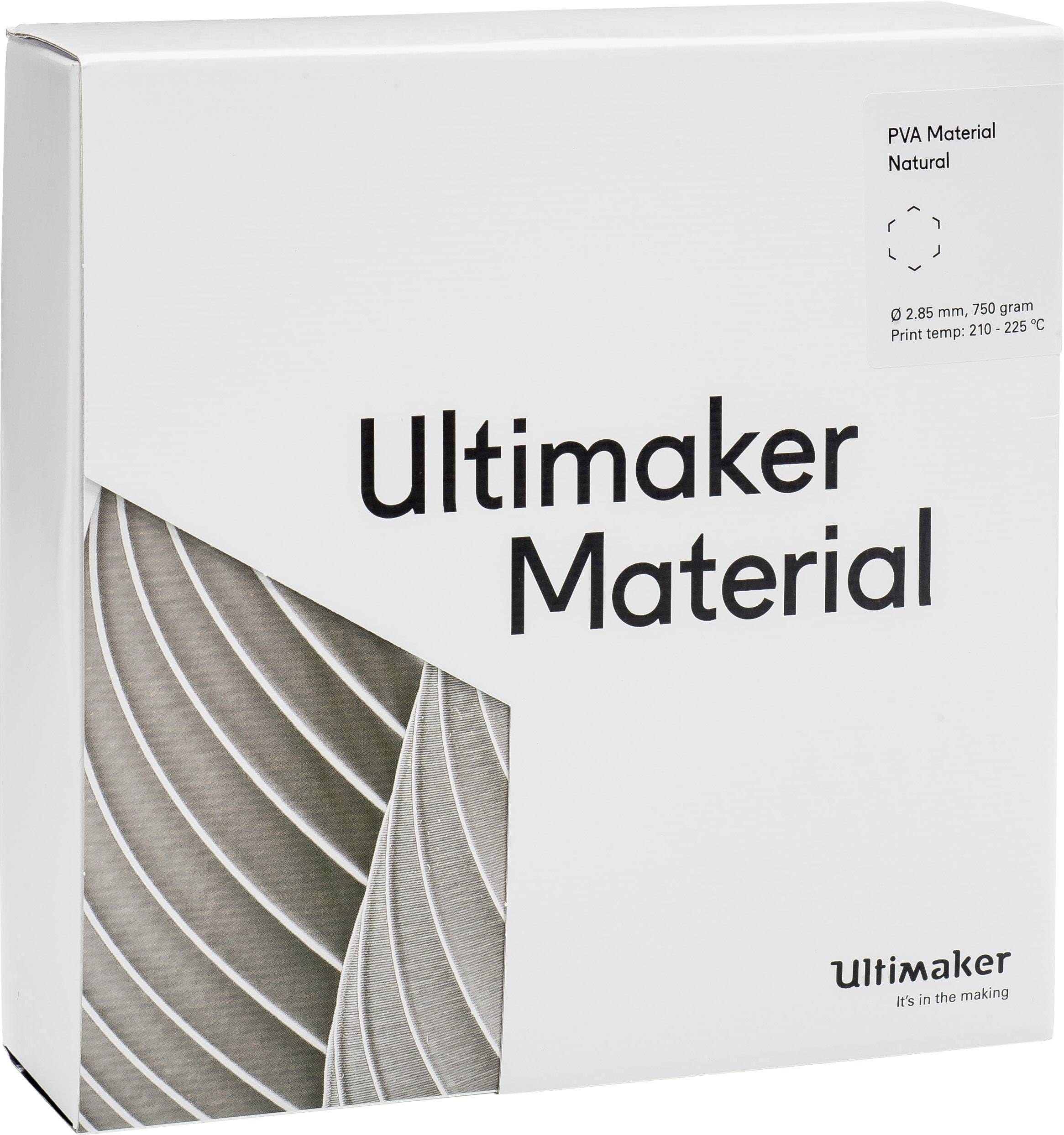 Ultimaker PVA - M0952 Natural 750 - 206127 Filament PVA 2.85mm 750g Transparent 1St.