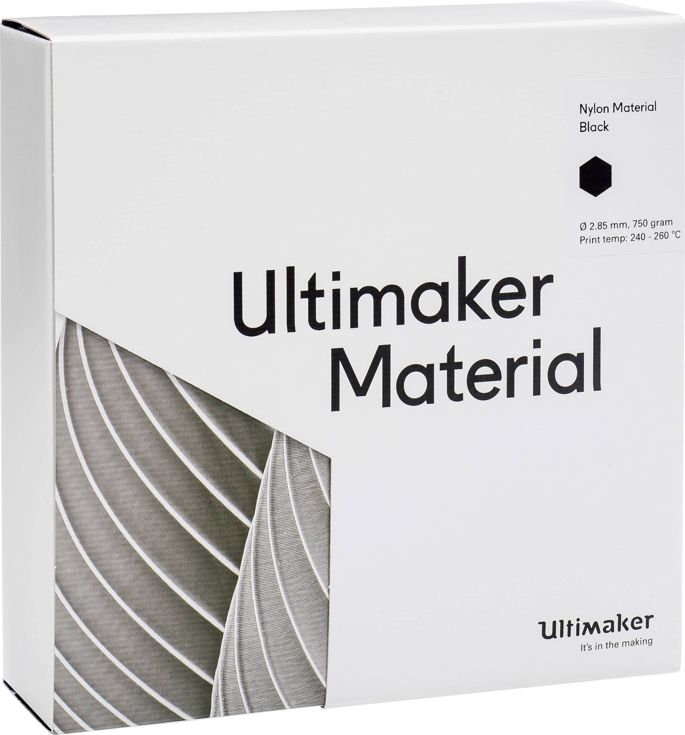 Ultimaker Filament PA (Polyamid) 2.85mm Schwarz 750g